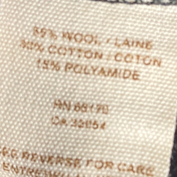 FREE PEOPLE Black Ivory Striped Wool Dress Size S - Picture 5 of 7